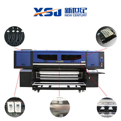 CMYK 3200DPI Fedar 8 Heads Dye Sublimation Printer