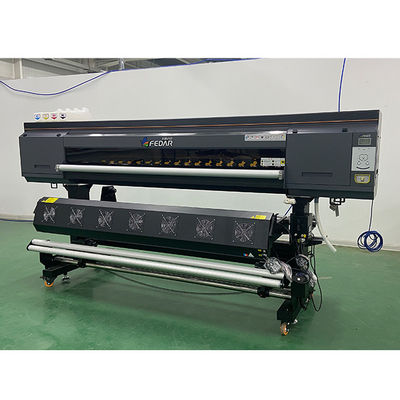 3 Heads 120Sqm/H Fedar 1.9m Dye Sublimation Printer