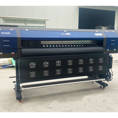 8 Heads Digital Inkjet Eco Solvent Printer Wide Format High Speed