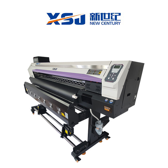 Auto Cleaning 3 Heads 1.8m Sky Color Inkjet Printer