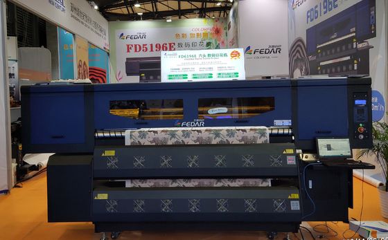 Large Format 3200dpi CMYK Polyester Fabric Printing Machine