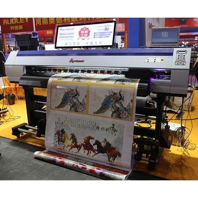 2 Heads 1.8m Banner Digital Inkjet Printing Machine